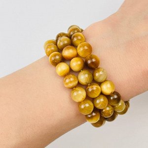 Бусины для украшений из Тигрового глаза (45 бусин)