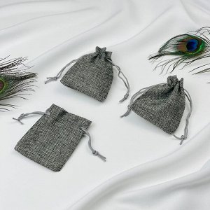 Мешочек: Холщовый серый (5 шт)