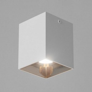 Светильник "Кубик" LED 4000К 10Вт DIM220  белый золото7,5х7,5х9,5см