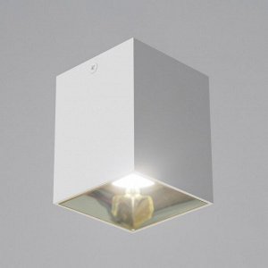 Светильник "Кубик" LED 4000К 10Вт DIM220 белый золото 7,5х7,5х9,5см