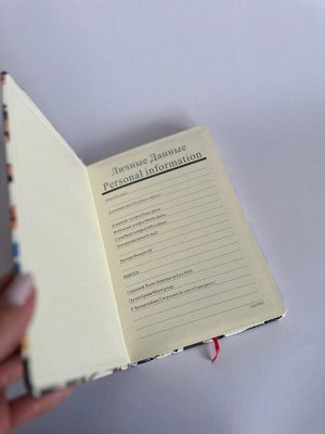 Блокнот ежедневник в клетку недатирован. "Девушки" 19*13 см