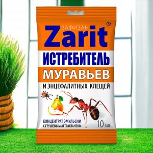 От муравьев и КЛЕЩЕЙ средство "ИСТРЕБИТЕЛЬ ДЮШЕС", 10мл (Зафизан), "Зарит"