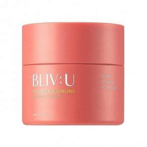 Round Lab Bliv:u Collagen Bouncing  Firming Cream Лифтинг крем для лица с коллагеном и  пептидами 80 мл