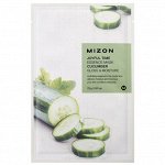 MIZON Тканевая маска для лица с экстрактом огурца Joyful Time Essence Mask Cucumber