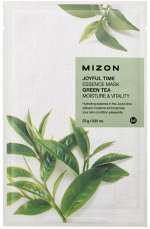 MIZON Тканевая маска для лица с экстрактом зелёного чая Joyful Time Essence Mask Green Tea
