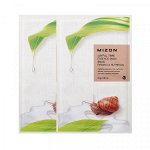 MIZON Тканевая маска для лица с экстрактом улиточного муцина Joyful Time Essence Mask Snail