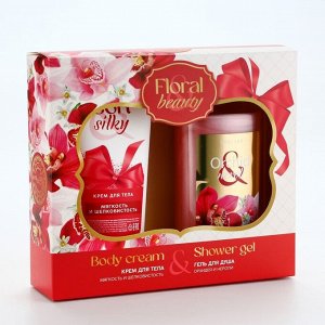 Подарочный набор Orchid neroli, гель для душа 295 мл и крем для тела 200 мл, FLORAL & BEAUTY, URAL LAB