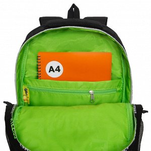 Рюкзак молодежный GRIZZLY с карманом для ноутбука 15", анатомической спинкой, для мальчика, мужской