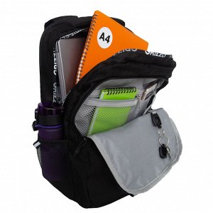 Рюкзак молодежный GRIZZLY с карманом для ноутбука 15", анатомической спинкой, для мальчика, мужской