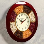 Часы настенные на деревянном корпусе