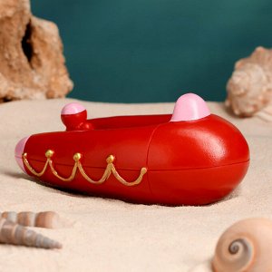 Сувенирная модель корабля «Надувная лодка», фигурка полистоун, 12x7 см