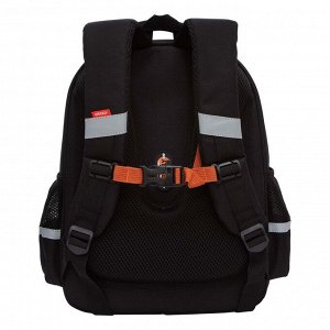 Ранец школьный формованный GRIZZLY с анатомической спинкой на ножках, для мальчика