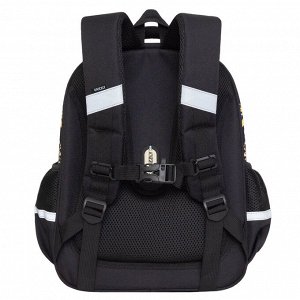 Ранец школьный формованный GRIZZLY с анатомической спинкой на ножках, для девочки