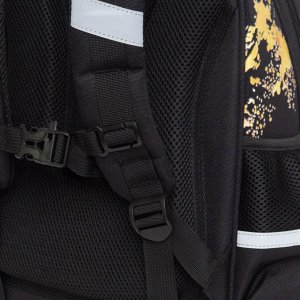 Ранец школьный формованный GRIZZLY с анатомической спинкой на ножках, для девочки