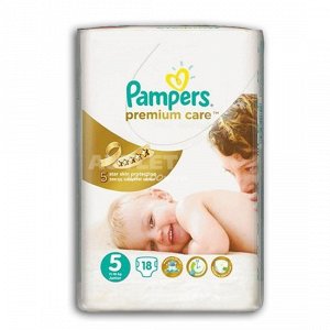 PAMPERS Подгузники Premium Care Junior Микро Упаковка 18