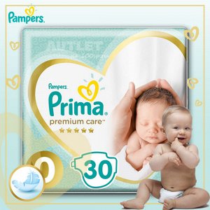 PAMPERS Подгузники Premium Care Newborn (1.5-2.5кг) Упаковка 30
