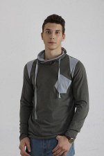 Футболка с длинным рукавом 1147-013 оливковый