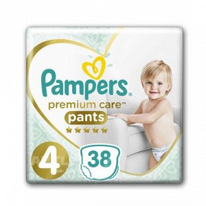 PAMPERS Подгузники Premium Care Maxi (9-14 кг) Экономичная Упаковка 38