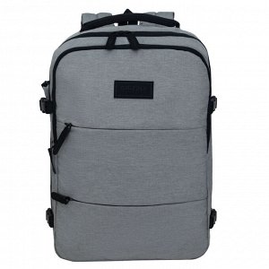 Рюкзак молодежный GRIZZLY с отделением для ноутбука 15", креплением для чемодана и потайным карманом, мужской