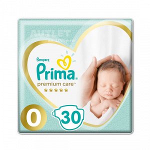 PAMPERS Подгузники Premium Care Newborn (до 2.5кг) Средняя Упаковка 30