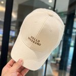 Бейсболка с вышитыми буквами &quot;Hello Weekend&quot; унисекс