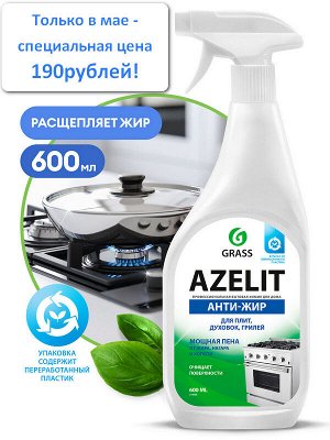 Чистящее средство Azelit АНТИЖИР для плит, духовок, грилей 600мл спрей