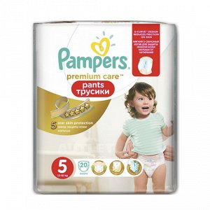 PAMPERS Подгузники-трусики Premium Care Pants Junior Средняя Упаковка 20