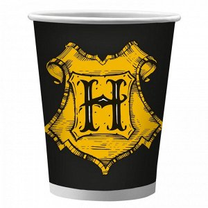 Harry Potter. Набор бумажных стаканов, 6 шт*250 мл (гербы Хогвартса)