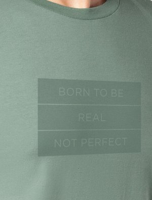 Футболка из премиального хлопка с авторским принтом св.оливка_perfect