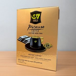 Напиток кофейный растворимый 3В1 G7 GOLD PICASSO LATTE ВЬЕТНАМ
