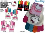 BW 4059 НАБОР 3 ПАРЫ ПЕРЧАТОК РАЗНОГО ЦВЕТА HELLO KITTY