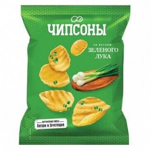 «Чипсоны», чипсы со вкусом зелёного лука, 90 г