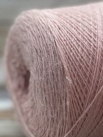 Пряжа для вязания  100 гр,Lino/lana 50% лен 50% меринос 400м/100г Нежно-розовый