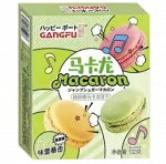 Gang-Fu Печенье с взрывным вкусом чая матча Macaron Matcha, 132 г