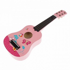 Игрушка музыкальная "Гитара", 54 см, розовая