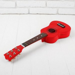 Игрушка музыкальная "Гитара", цвет красный