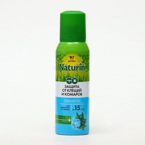 Аэрозоль Репеллент Gardex Naturin, от клещей и комаров, флакон, 100 мл