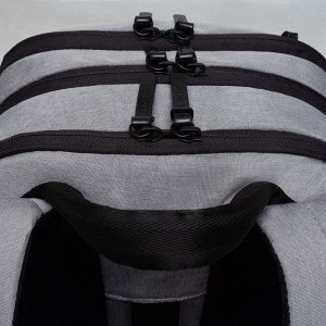 Рюкзак молодежный GRIZZLY с отделением для ноутбука 15" и креплением для чемодана, мужской