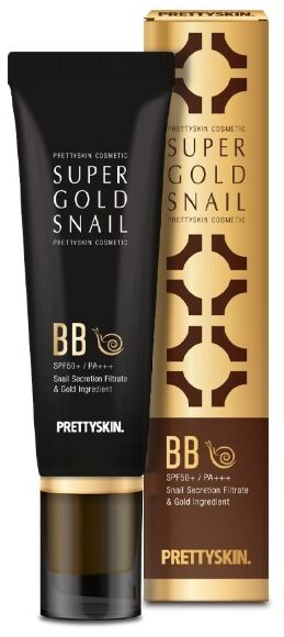 PrettySkin ВВ-крем для лица с экстрактом улитки и золота Вв Cream Super Gold Snail SPF50+/PA+++, 50 мл