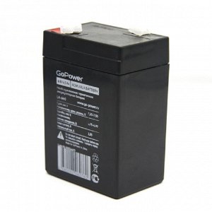 Аккумуляторы GoPower свинцово-кислотные LA-645/security 6V 4.5A
