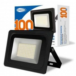 Прожектор светодиодный ТМ IONICH 100Вт 865-BL-IP65 (YK1809)
