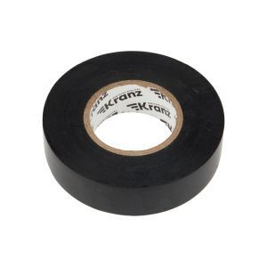 Изолента ПВХ KRANZ профессиональная, 0.18х19 мм, 20 м, черная (10 шт./уп.)