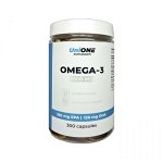 Омега - 3, Жирные кислоты UniONE Omega 3 1000 300 caps