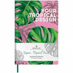 Ежедневник недатир. А5, 136л., кожзам, Greenwich Line &quot;Vision.Tropicaltrend&quot;, тон. блок, цв. срез