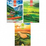 Тетрадь 60л., А4, клетка ArtSpace &quot;Путешествия. Adventure begins&quot;, глянцевый уф-лак