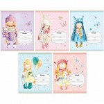 Тетрадь 12л., линия ArtSpace &quot;Персонажи. Lovely dolls&quot;