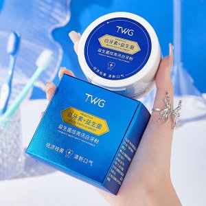 Пробиотический отбеливающий зубной порошок TWG Probiotics White Teeth Element