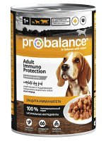 Probalance Adult Immuno Protection Корм консервированный для собак с говядиной, 850 гр 1/6