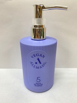 Vegan All Masil 5 Salon No Yellow Shampoo Шампунь для осветленных волос против желтизны 300 мл