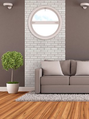 Пленка с/к "Deluxe Professional" 67.5см*3м (city brick white)